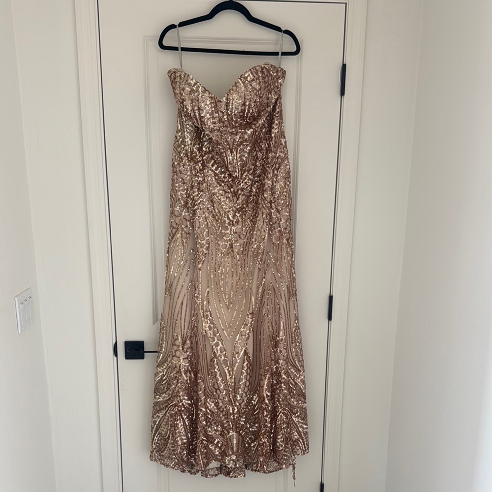Wtoo Elegant Rosegold Wedding Dress
